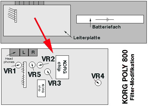 Untere Gehäuseschale