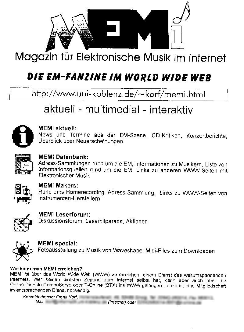 MEMI Flyer 3 (1995)